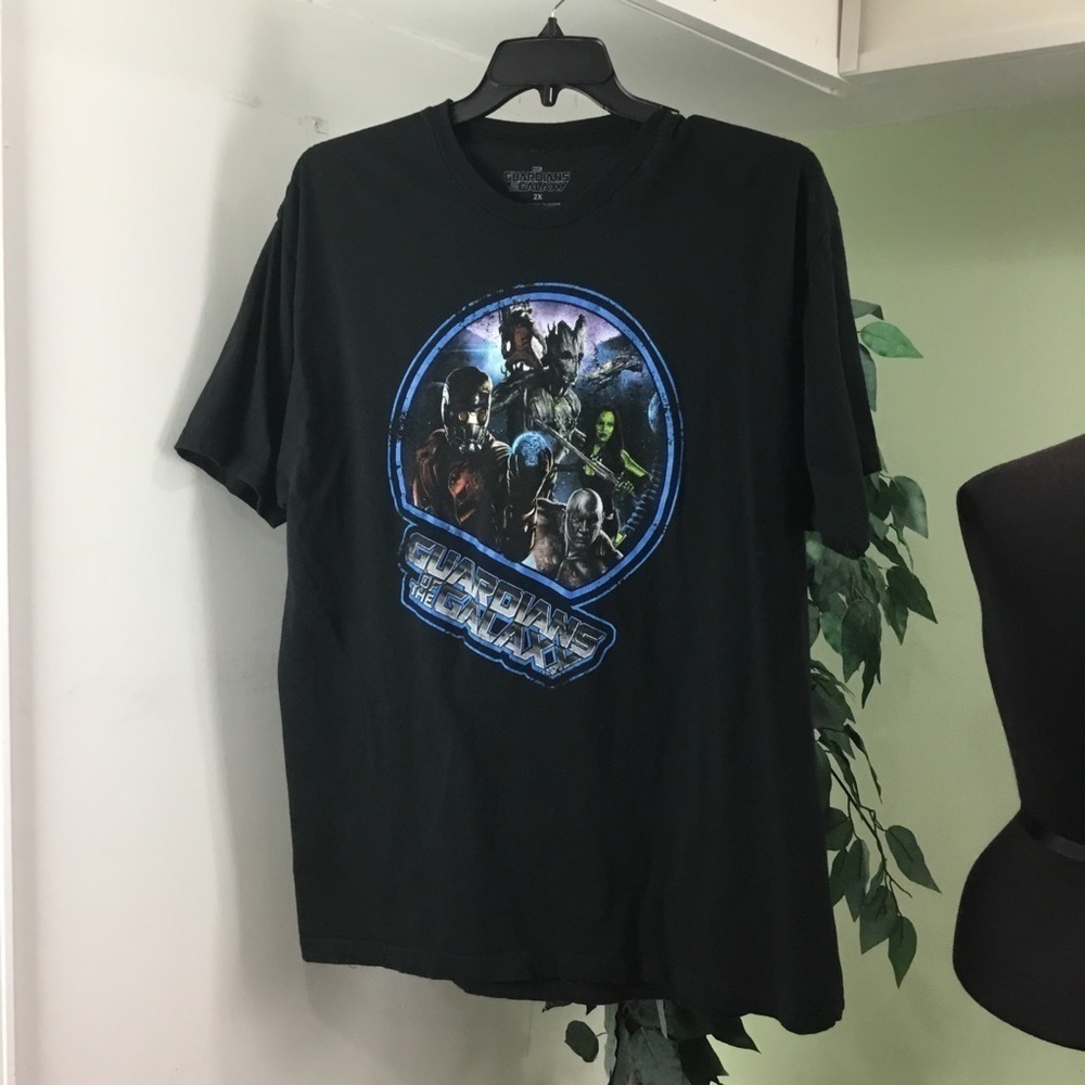 Marvel Guardians of the Galaxy 2X mens graphic tee black